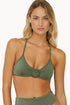 PQ Swim Olive Vienna Top